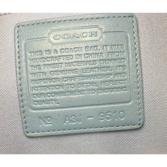 Vintage Coach 9510 Soho Twill Tote Bag & Small Twill Wristlet - Picture 13 of 14